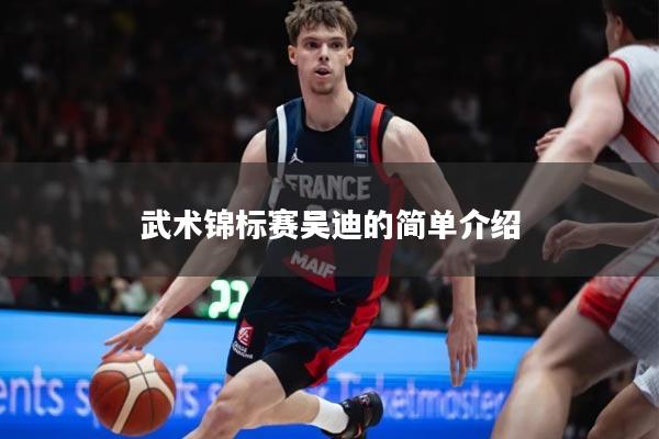 详细阅读:武术锦标赛吴迪的简单介绍 武术锦标赛吴迪的简单介绍